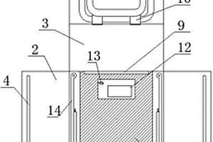 便于演出使用的折叠更衣帐移动箱