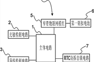 基于窄带物联网远程报警的防拆装置
