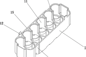 用于蓄电池的散热壳体