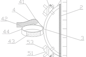 高空清洗玻璃幕墙作业的人腿吸附式安全固定装置