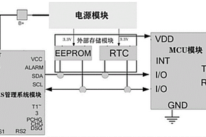 记录电池组数据的外部存储电路