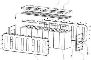 储能用铝壳电池模组结构