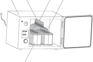 加速软包电池烘烤的烤箱气道装置
