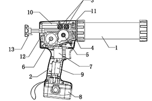 充电式电动玻璃胶枪