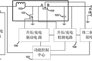 升压与线性充电共用功率器件的移动电源转换器