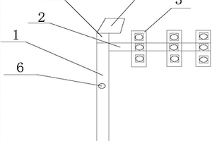 交通信号灯的灯杆结构