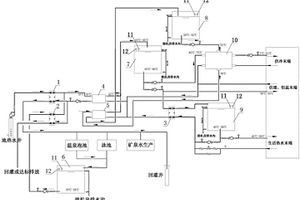 低温地热温泉水冷热联供系统