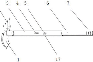 可伸缩的多功能园林锄头
