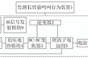 用于监测长臂猿鸣叫行为装置的光储一体化系统