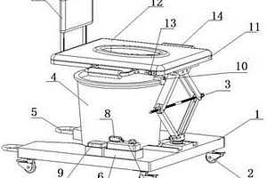 可升降旋转的移动马桶