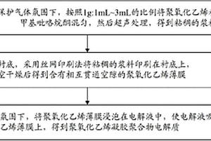 聚氧化乙烯基凝胶聚合物电解质及其制备方法、锂离子电池