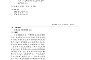 镁锂合金表面电镀镍方法