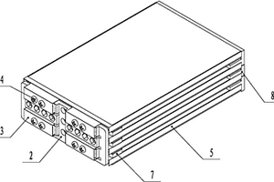 具有新型避震及散热结构的磁浮列车用锂电池