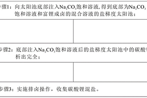 太阳池提锂方法