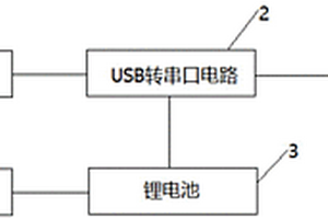 由锂电池供电的USB程序烧写电路