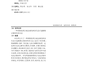 预烧处理合成金属铝掺杂尖晶石锰酸锂正极材料的方法