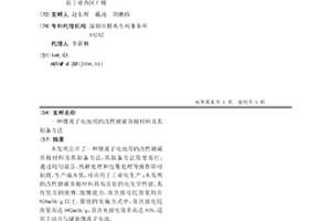 锂离子电池用的改性硬碳负极材料及其制备方法