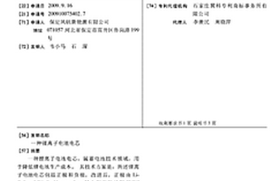 锂离子电池电芯