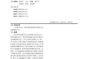 静电纺丝/静电喷雾制备复合锂离子电池隔膜的方法
