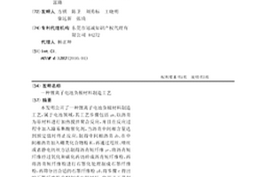 锂离子电池负极材料制造工艺