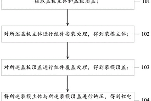 锂电池盖板组装方法及其生产系统
