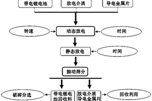 带电锂电池的放电工艺及导电放电装置