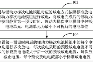 锂动力梯次电池模组均衡方法