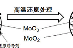 锂离子电池负极用核壳结构的钼氧化物材料及其制备方法