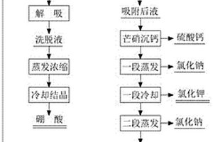 氯化物型含钾地下卤水联合提取钾、硼、锂的方法