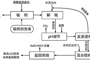从碳酸盐型卤水中提取锂的方法