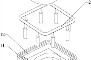 用于方形塑壳锂电池抽真空的吸盘