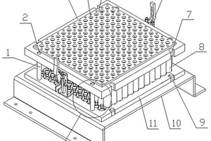 18650锂电模组专用的电极片激光焊接辅助夹具工装