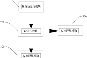 基于锂电池供电的多电压输出电源装置