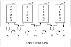 多串锂电池保护板自身耗电的检测系统