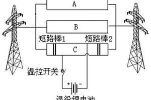 基于退役锂电池的融冰装置及方法
