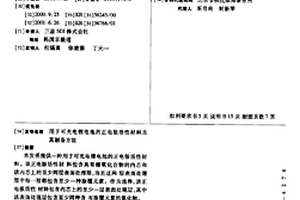 用于可充电锂电池的正电极活性材料及其制备方法