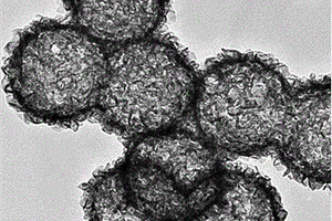 锂离子电池负极材料用中空三明治型SiO<sub>2</sub>/C/MoS<sub>2</sub>杂化微球