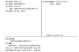 铝锂合金裂解水制氢的方法