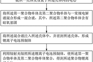 聚合物锂离子电池的制备方法