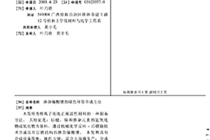 掺杂镍酸锂的绿色环保合成方法