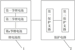 具有瞬态抑制的锂电池矿用保护电路