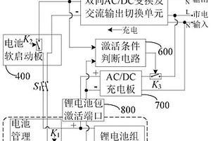 可自动充电激活锂电池包的免维护储能电源及其控制方法