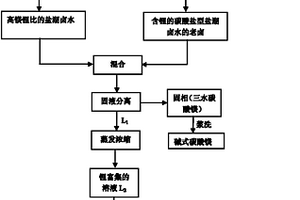 从盐湖卤水中提取锂、镁的方法