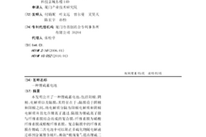 锂硫蓄电池