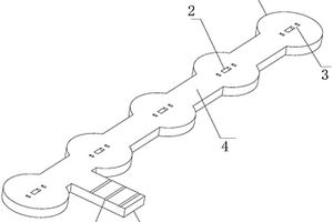 便于正反面辨识的锂电池所用连接铝片