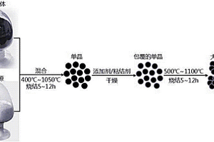 锂离子电池大晶粒体三元正极材料及其制备方法