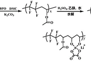 制备锂电池用四氟乙烯基聚合物电解质的方法