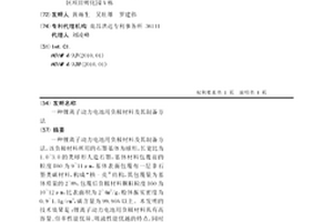 锂离子动力电池用负极材料及其制备方法