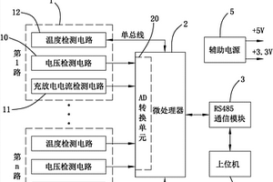 多路锂电池监测与配组装置