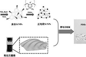 锂离子电池柔性自支撑硅/石墨烯负极材料的制备方法